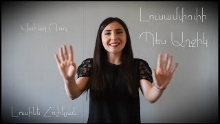 Vahag Rush  Լուսամփոփի պես աղջիկ Lusampopi Pes Axjik  In sign language by Lusine Holikyan [upl. by Llen]