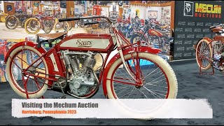 Motorcycles And Cars At Mecum Auction Harrisburg 2023 [upl. by Vernita485]