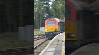 67020 passing Hereford [upl. by Reich]