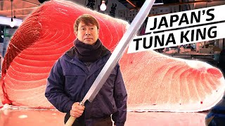 The Tuna King Reigns at Tsukiji Fish Market — Omakase Japan [upl. by Demetris965]