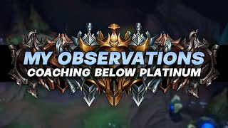 5 Learnings From Teaching Bronze Silver amp Gold Players [upl. by Albion]