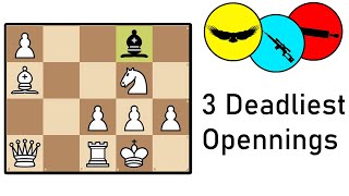 Top 3 Deadliest Chess Openings Explained in 14 Minutes [upl. by Hadihahs]