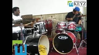 AMAZING QUENNEL GASKIN ON DRUMS 🥁 [upl. by Aehr]