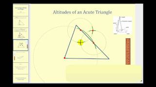 Constructing an Altitude of a Triangle [upl. by Llabmik708]