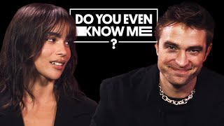 Robert Pattinson amp Zoe Kravitz Put Their Friendship To The Test Do You Even Know Me LADbible [upl. by O'Doneven900]