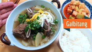 How to make Korean Short Ribs Stew Galbitang [upl. by Idak617]