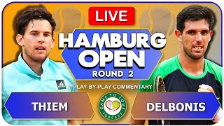 THIEM vs DELBONIS  Gstaad Open 2022  LIVE Tennis PlayByPlay GTL Stream [upl. by Aicenert]