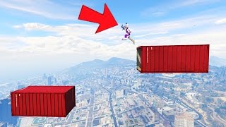 ULTIMATE ANIMATRONIC PARKOUR DEATHRUN FAIL GTA 5 Mods FNAF Funny Moments [upl. by Anaicilef]