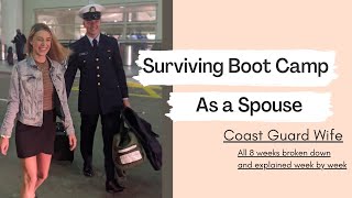 What to Expect During Coast Guard Boot Camp as a Spouse  during covid  coast guard wife [upl. by Ecienahs]