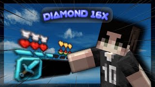 Diamond16x BEST FPS BOOST NO LAG  PvP Texture Pack For MCPE 120121 MCPEMCBE [upl. by Ainwat112]