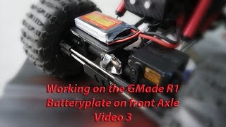 Working on the GMade R1 Making a battery plate [upl. by Olocin933]