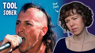 First time hearing Tool  Vocal Coach reacts to quotSoberquot and Maynard James Keenans LIVE vocals [upl. by Salene]