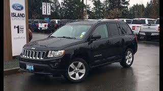 2013 Jeep Compass North W CD Roof Rails AWD Review Island Ford [upl. by Hodosh]