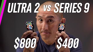 Apple Watch Ultra 2 vs Apple Watch Series 9  Twice the Price  Twice the Features [upl. by Inoek]