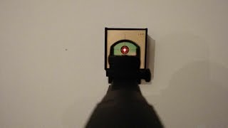 Hawke Reflex Sight Red Dot on Zoraki HP01 [upl. by Aicirtak]