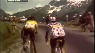 TDF 1985 Stage 11 Pontarlier  Morzine Avoriaz 195 Km 9juil Luis quotLuchoquot Herrera [upl. by Euphemia]