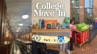 College MoveIn Day VLOG  Columbia UniversityFirst Year  Barnard College  unpacking  Dorm Tour [upl. by Zamir343]