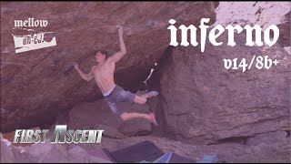 UNCUT Facundo Langbehn  Inferno V148B First Ascent [upl. by Antonia]