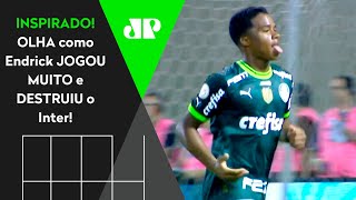 JOGOU MUITO OLHA como Endrick DESTRUIU o Inter com LINDO GOL e LANCE SURPREENDENTE pelo Palmeiras [upl. by Ahseekal]