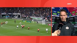 De Jong over gemiste strafschop Slecht ingeschoten ik raak m verkeerd  NEC 31 PSV  necpsv [upl. by Eiryt563]