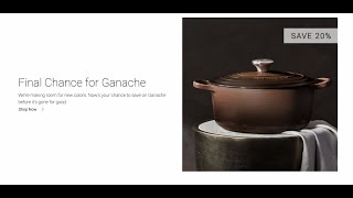 Le Creuset Discontinuing Ganache 20 off Sale  Discontinued Colors of 2023  January 2023 [upl. by Apurk572]