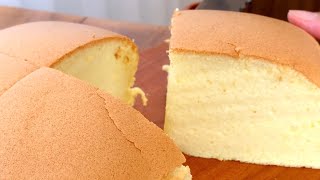 Jiggly and Fluffy Castella Sponge Cake  How to make Taiwanese Castella [upl. by Seabrooke]