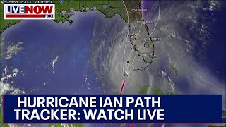 LIVE Hurricane Ian path tracker  Storm set to hit central Florida  LiveNOW from FOX [upl. by Inverson]