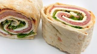 how to make pinwheel sandwiches [upl. by Aninep]