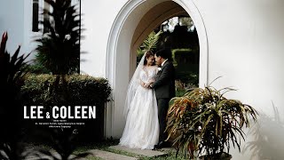 Laguna Wedding Video of Lee amp Coleen at St Benedict Parish Ayala Westgrove amp Affinitrees Tagaytay [upl. by Accire873]