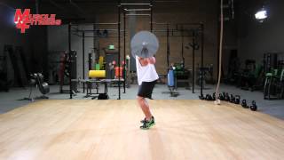 Squat Jump into Lunge Superset  Muscle amp Fitness [upl. by Ahl]