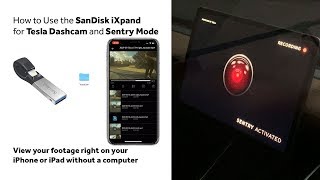 How to Use the SanDisk iXpand as your Tesla Dashcam and Sentry Mode Drive [upl. by Wilterdink]