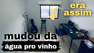 TOUR PELO NOSSO NOVO ESCRITÓRIO MINIMALISTA  estamos muito felizes [upl. by Kern]