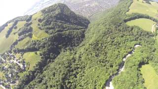 Chartreuse Dent de Crolles Wingsuit learning 11062014 [upl. by Aneret]