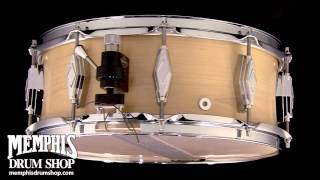 Craviotto 14 x 55 Diamond Cast Maple Snare Drum  Natural Satin Oil  360 [upl. by Bobbe]