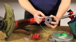 How to Replace the Line in a Black amp Decker Grasshog  Lawn Care amp Power Tools [upl. by Eed900]