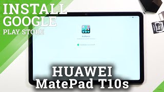 How to Install Google Play Store on HUAWEI MatePad  Install Google Services May 2021 [upl. by Auhsoj]