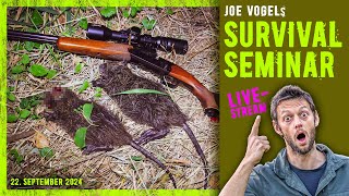 LiveSurvivalSeminar mit Joe Vogel  FSK 18 2209 ab etwa 1900 Uhr ca 60 min [upl. by Christiano326]