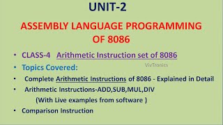 8086 Programming Arrange the Array of numbers in Descending Order [upl. by Verlee]