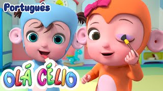 Cinco macaquinhos  Brinque com Macacos  Portuguese música infantil canções infantis ola ceilo [upl. by Navonoj567]