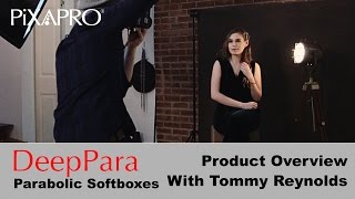 PIXAPRO DeepPara Parabolic Softbox Review ft CITI600 strobe  with Tommy Reynolds [upl. by Winifield]