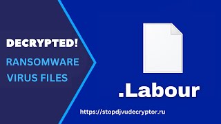 Labour Ransomware Virus Removal and Files Decryption Guide  Labour Data Recovery Tool [upl. by Yasmar]