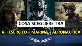 La scelta migliore tra VFI Esercito  Aeronautica  Marina Militare [upl. by Hilton]