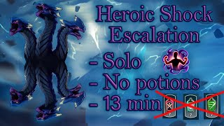 Dauntless Heroic Shock Escalation Solo No potion 13 min Repeater [upl. by Irbmac537]