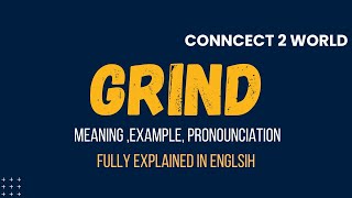 What Does grind Means  Meanings And Definitions With grind in ENGLISH [upl. by Renell296]