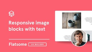 Image Blocks with Text in Flatsome Theme  Tutorial [upl. by Ayamat467]