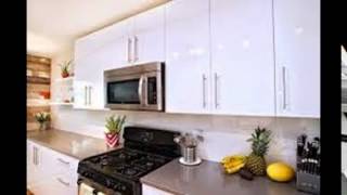 High Gloss White Kitchen Cabinets [upl. by Lander]