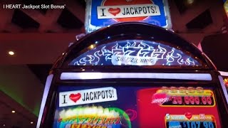 I HEART Jackpot Slot Bonus [upl. by Ruyle]