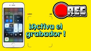 Cómo Activar el Grabador de Pantalla en iPhone 🔴 [upl. by Anahsar909]