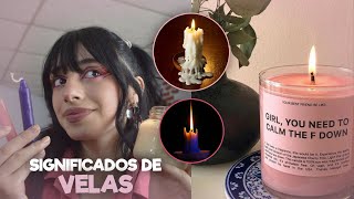 El SIGNIFICADO de las VELAS  Todo lo que hay que saber  WitchCraft [upl. by Adams]