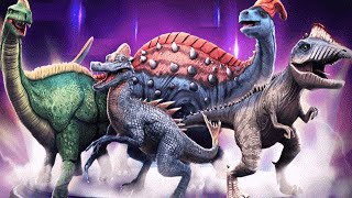 All New VIP Dinosaurs COLOSSAL UPDATE  4 New Hybrids  Jurassic World™ The Game [upl. by Ahsias]